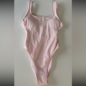 Light Pink One Piece Bathing Suit size XXS
